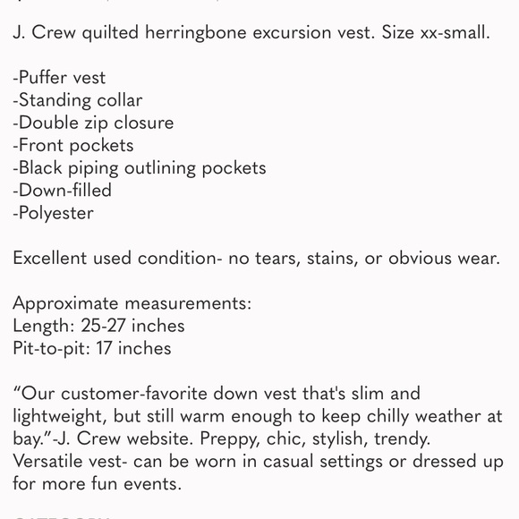 JCREW Excursion herringbone vest - Picture 10 of 10